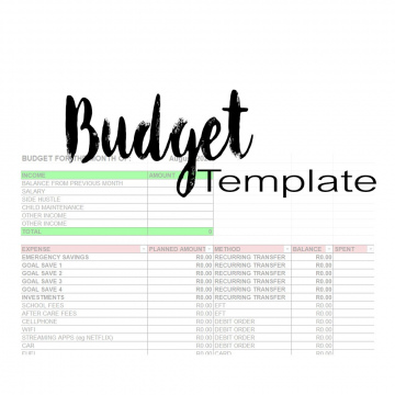 Budget Template